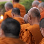 Moines bouddhistes  Lumbini,Npal